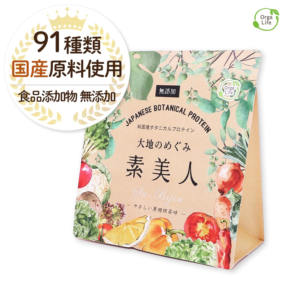 ソイプロテイン 黒糖抹茶味 大地のめぐみ素美人 250g 純国産 完全食 食品添加物 無添加 一日一回 オーガニック 女性 スーパーフード タンパク質 たんぱく質 低糖質 おからパウダー 大豆 抹茶 食物繊維 オリゴ糖 ミネラル カルシウム 送料無料