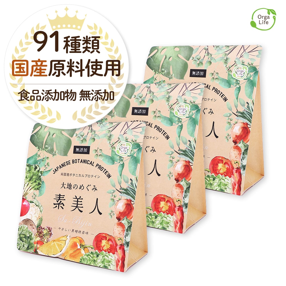 ソイプロテイン 黒糖抹茶味 大地のめぐみ素美人 750g 国産 プロテイン 完全食 人口甘味料不使用 砂糖不使用 無添加 一日一回 オーガニック 女性 スーパーフード タンパク質 たんぱく質 完全栄養食 おからパウダー 大豆 抹茶 食物繊維 オリゴ糖 ミネラル カルシウム 送料無料のサムネイル