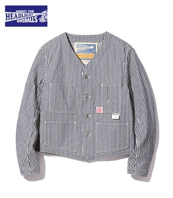 HEAD LIGHT ヘッドライト 実名復刻 エクスプレスストライプ|エンジニアジャケット|フルスリーブ『EXPRESS STRIPE VEST』【アメカジ・ワーク】HD15237