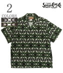 SUGAR CANE シュガーケーン 半袖|ソフトツイル|ネイティブ|オープンカラーシャツ『NATIVE AMERICAN OPEN SHIRT』【アメカジ・ワーク】SC38996