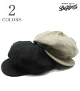 Dapper's ダッパーズ リネンツイル|クラシカルキャスケット『Classical Casquette TypeB』【アメカジ・ワーク】1793B