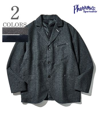PHERROW'S フェローズ サックジャケット|テーラードジャケット『SACK JACKET』【アメカジ・ワーク】22W-PWSC1(Other Jacket)