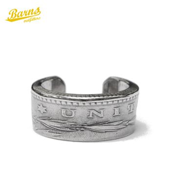 BARNS バーンズ NORTH WORKS ノースワークス モルガンダラー|1ドル銀貨|C型リング『Morgan Dollar Ring』【アメカジ・ワーク】BR-7863(Ring)