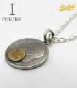 Button Works ボタンワークス ネックレス|ペンダントトップ|ルーズベルトダイムコイン『Roosevelt Dime Coin Necklace-Brass』BW-0131