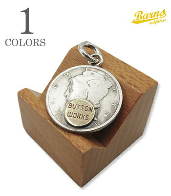 Button Works ボタンワークス ネックレス|ペンダントトップ|マーキュリーダイムコイン『Mercury Dime Coin Necklace-Brass』BW-0127