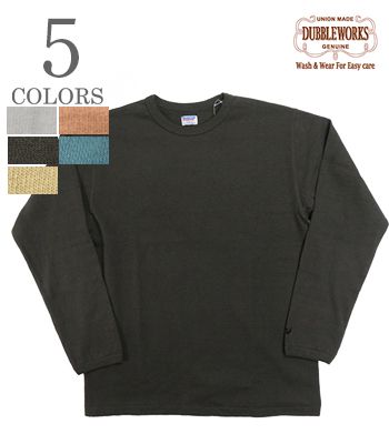 DUBBLEWORKS ダブルワークス 長袖|STAND WHEELER|ヘビーウエイト|クルーネック『HEAVY WEIGHT LONG SLEEVE TEE』58001