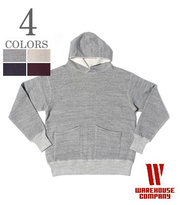 WAREHOUSE ウエアハウス 長袖|フーディー|PULL PARKA『セパレートポケットセットインフード』【アメカジ・カレッジ】453(Sweat & Pa...