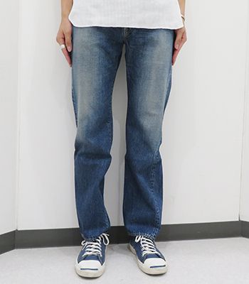 STUDIOD'ARTISANステュディオダルチザン12.5oz.|レギュラーストレート|ユーズドウォッシュ|レングス77cm『1950JEANS』【アメカジ・デニム】D1844U(Denim)