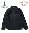 STUDIO D'ARTISAN XefBI_`U |fj|[NVcw14oz. DENIM WORK SHIRTxyAJWE[NzD5335(Long Sleeve Shirt)