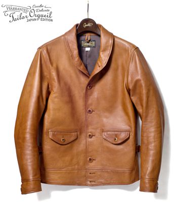 ORGUEIL 륲 ϥɥե˥å|ƥ쥶å㥱åȡSteer Oil Cossack Jacket١ڥᥫOR-4002B(Leather jacket)(std-lj-orgueil)פ򸫤
