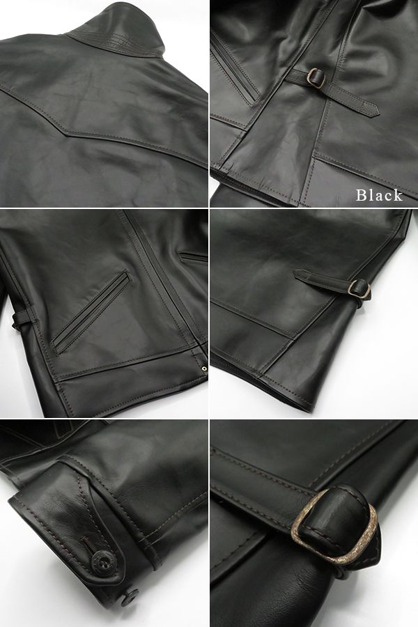 ORGUEILオルゲイユホースレザー|ジッパーコサックジャケット『HorseLeatherCossackJacket』【アメカジ・ワーク】OR-4222