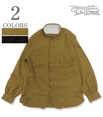 ORGUEIL オルゲイユ 長袖|ウールリネン|ワークシャツ『Wool Linen Work Shirt』OR-5121
