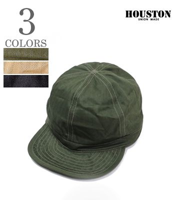 HOUSTON ヒューストン コットンヘリンボーン アメリカ海兵隊 ワークキャップ『USMC HBT CAP』【アメカジ キャップ】677