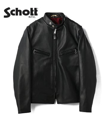 Schott ショット Made in USA|ステアハイド|シングルライダース『641XX SINGLE RIDERS』【アメカジ・モーターサイクル】7823950085(Leather jacket)