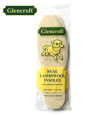 Glencroft グレンクロフト MADE IN ENGLAND|ラムズウール|ラテックス|インソール『Real Lambswool Insoles』【アメカジ・ワーク】GLN-0..