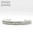 INDIAN JEWELRY ioz|Bruce Morgan|X^v[N|oOwNAVAJO STAMPED SILVER BANGLExyAJWElCeBuzIJ-336(Bangle)