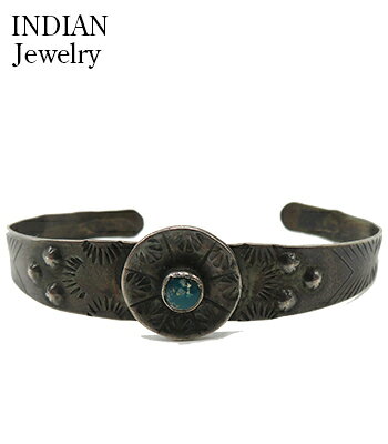 INDIAN JEWELRY フレッドハーヴィースタイル|1940's|ターコイズ|バングル『Fred Ha...