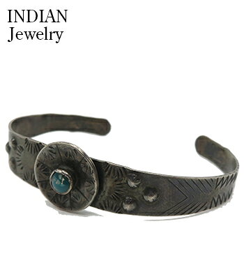 INDIAN JEWELRY フレッドハーヴィースタイル|1940's|ターコイズ|バングル『Fred Ha...