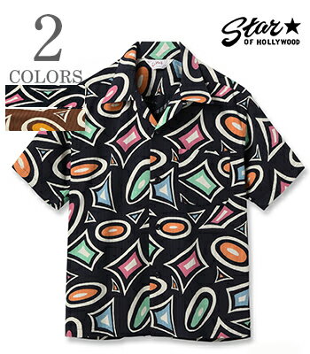 STAR OF HOLLYWOOD スターオブハリウッド 半袖|ドビーコットン|オープンカラーシャツ|'26Model『DOBBY COTTON OPEN SHIRT MODERN』SH39712