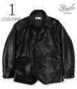 PREQUEL プリクエル HOMAGE 1907|ホースハイド|シングルブレスト|カーコート『Single Breasted Car Coat』【アメカジ・ワ...