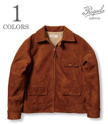 PREQUEL プリクエル カウスウェード|ラフアウト|スポーツジャケット『30s Rough Out Jacket』J1007A