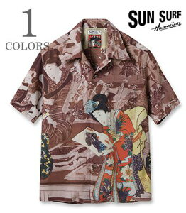 SUN SURF × 三代目 歌川豊国 サンサーフ 日本の意匠|スペシャルエディション|24Model『今様見立士農工商・商人』【アロハ・和柄】SS39325