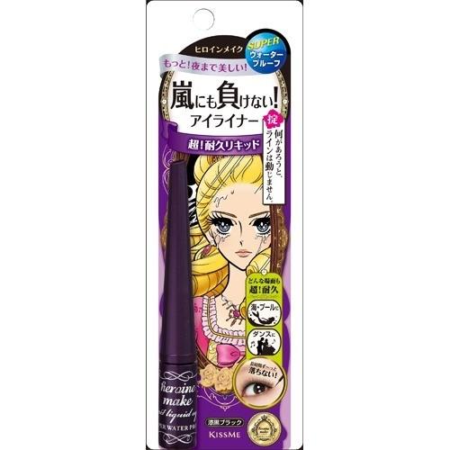 Kiss Me キスミーヒロインメイク インパクトリキッドアイライナー スーパーWP #01漆黒ブラックアイライナー2.5g