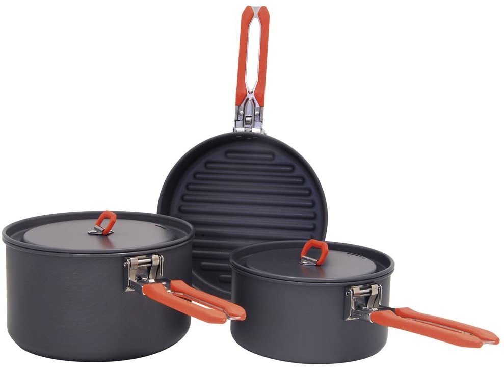 Fire-Maple FEAST 3【日本正規品】3年長期保証DUG (DG-0205) BANQUET-2 相当品キャンプ ソロキャンプ ファミリーキャンプ クッカー コッヘル クッカーセット コッフェル フライパン アウトドア 調理器具 小型 軽量 鍋 ナベ フライパン 食器