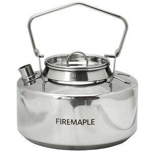 Fire-Maple ANTARCTI ステンレスケトル 1.0L【日本正規品】3年長期保証 直火可焚火 焚き火 たき火 キャンフ- おしゃれ 調理器具 食器 やかん ヤカン アウトドア アウトト-ア用品 携帯 小型 ファミリーキャンプ