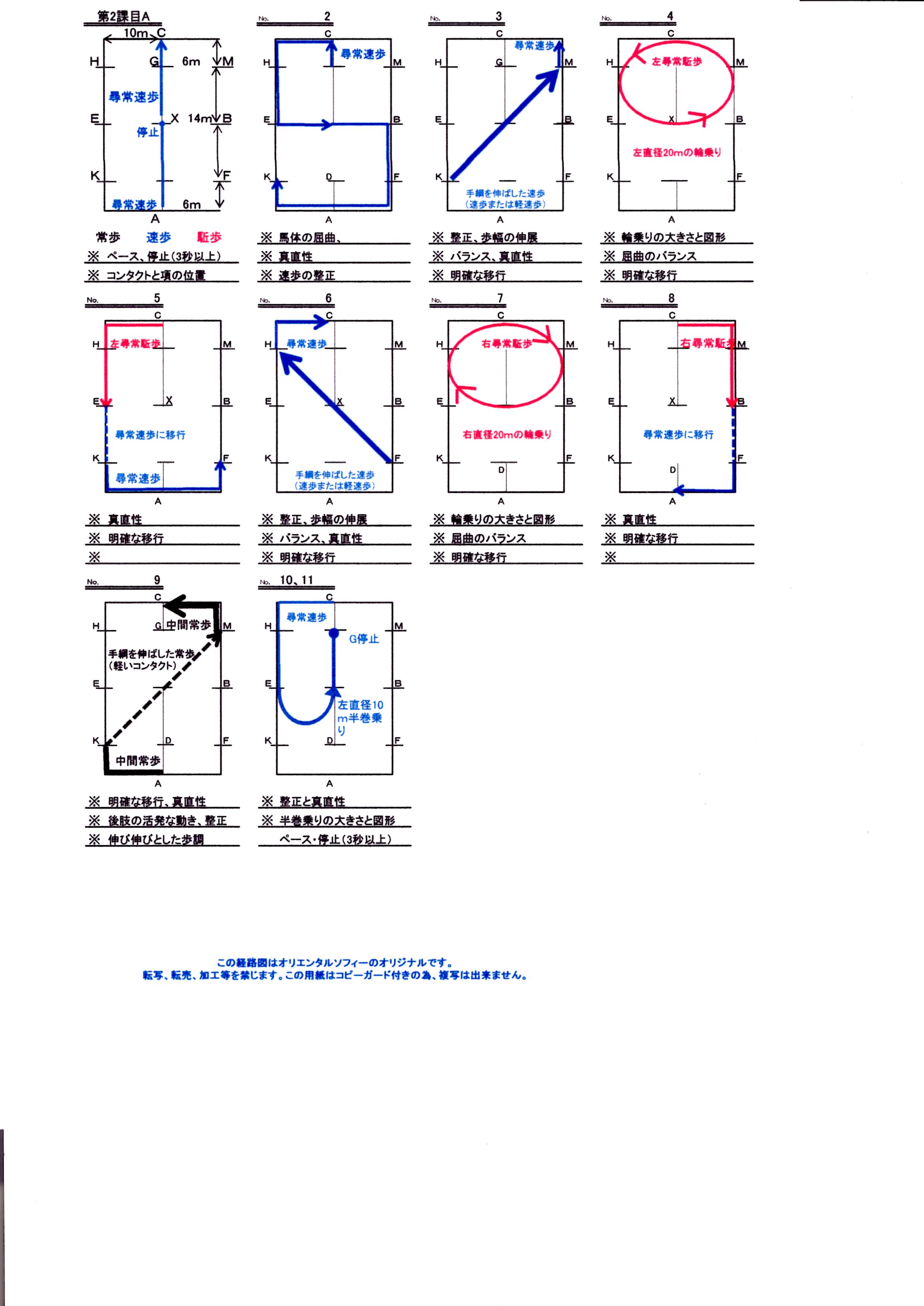 2022年施行 馬場経路 図解説明書