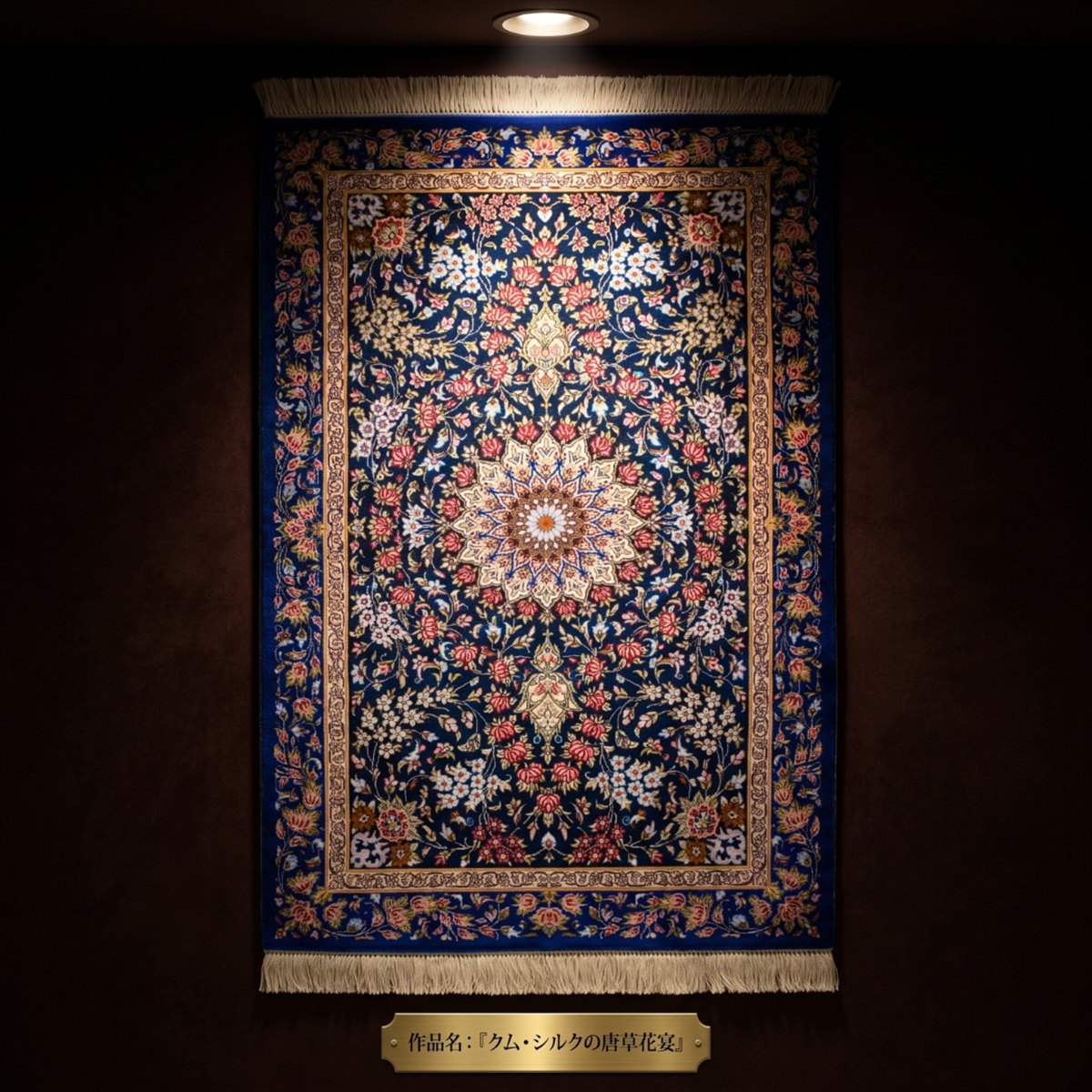クム産 ペルシャ絨毯  コルクウール 220×140cm 楽天市場】ペルシャ絨毯 【本物イラン産】 クム産 ウール ベージュ 花