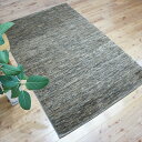 夏は涼しく冬は暖かい天然ラグ ガゼニラハット 無染めのウール 173x118cm ライトグレーとグレーのグラデーション 気持ちいい 肌ざわり最高 ガゼニウール シンプル モダン絨毯 カーペット