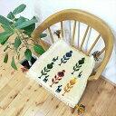 ペルシャ ギャッベ 【 本場 イラン産 】 39x43cm グレー アイボリー ベージュ ヤギ 花 生命の木 約40x40cm 座布団 セール ギャベ チェアマット ウール100% 天然素材 草木染め 手織り 絨毯 ラグ 赤ちゃんも安心 カシュガイ族 遊牧民族 プレゼント T5312