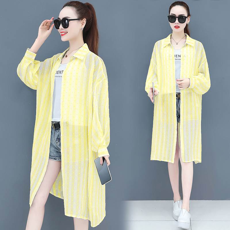 レディースシャツブラウスストライプ...