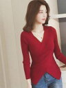 セーターレディース 黒 白 暖かい 大きいサイズ XL 2XL 3XL 4XL ニット トップス 長袖 Vネック アシンメトリー きれいめ かわいい シンプル カジュアル 個性的 着痩せ 細見え 着回し 合わせやすい 休日 デート お出かけ お呼ばれ 旅行 OL 学生 大学生 マ 韓国 オルチャン