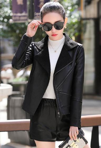 Other Jackets Jumpers - レディース ジャケット PU レザー パッド オールインワン 通勤 通学 普段使い デート お呼ばれ おでかけ 存在感 お出かけ 大人 上品 普段着 普段使い 着回し 大きいサイズ 大きめ デート プレゼント 冬 M L XL XXL キャラメル ブラック グレー アー 韓国 オルチャン
