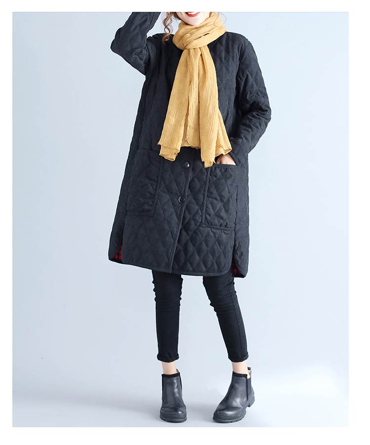 Rakuten - キルトジャケット コート トップス アウター 羽織 前開き ひざ丈 ストレート レディース かわいい 大人可愛い きれいめ 上品 こなれ感 シンプル カジュアル 主役級 存在感 個性的 韓国 オルチャン デート お出かけ キルトジャケット 長袖 ポケット ボタン 上着
