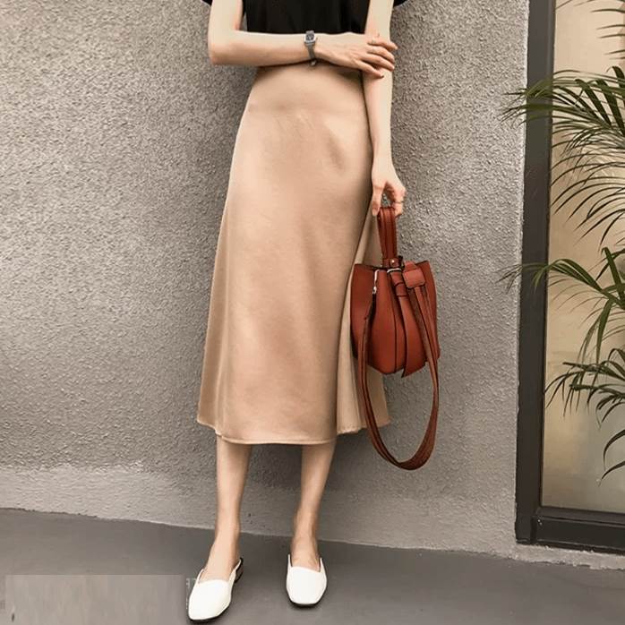 乐天商城 - スカート ボトムス フレアスカート 膝丈 フレア Aライン かわいい 大人可愛い きれいめ シンプル カジュアル 大人 上品 おしゃれ かっこいい レトロ 大人女子 こなれ感 ラフ マニッシュ スポーティー 個性的 クール スカート 主役級 存在感 韓国 オルチャン 通学 送料無料
