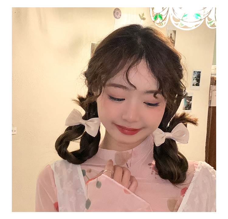 マーメイド ピンク リボン ヘッドドレス ヘアピン スモール フェアリー プリンセス...