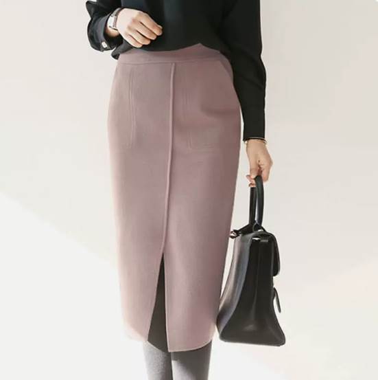樂天商城 - スカート ロングスカート 膝下 ミディ丈 スリム タイト 細身 ストレート スリット かわいい 大人可愛い きれいめ シンプル カジュアル 大人 上品 おしゃれ お洒落 かっこいい 大人女子 個性的 クール モード系 エレガント 主役級 存在感 無地 韓国 オルチャン
