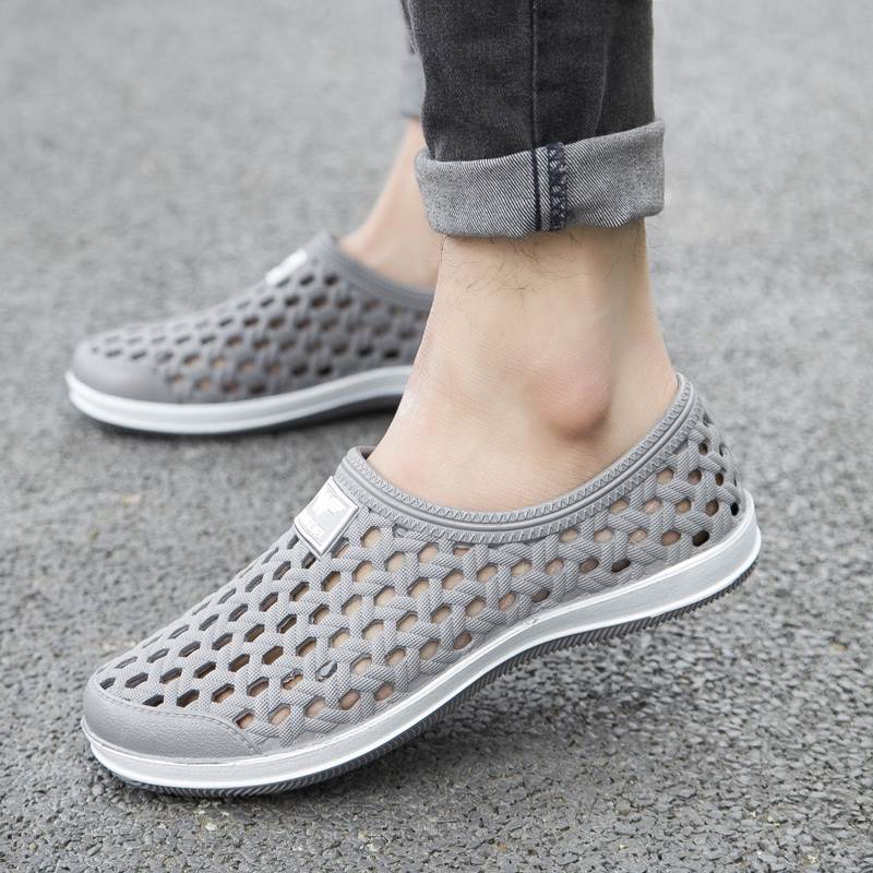 通気性メッシュフラットサンダルシュ...