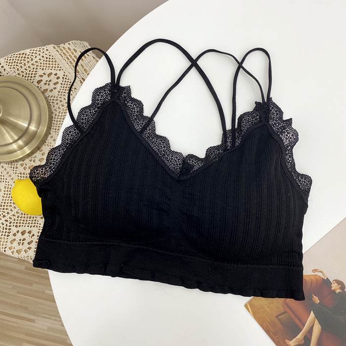 チューブトップ 下着 ランジェリー ブラジャー ブラ アンダーウェア ノンワイヤー ナイトブラ 袖なし ノースリーブ Vネック レース かわいい 大人可愛い きれいめ シンプル カジュアル 大人 上品 おしゃれ お洒落 レトロ 大人女子 こなれ感 ラ 韓国 オルチャン