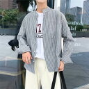 トップス シャツ 袖あり 長袖 襟付き ボタン 綿 ポリエステル繊維 コットン きれいめ シンプル カジュアル 大人 おしゃれ お洒落 かっこいい こなれ感 ラ...