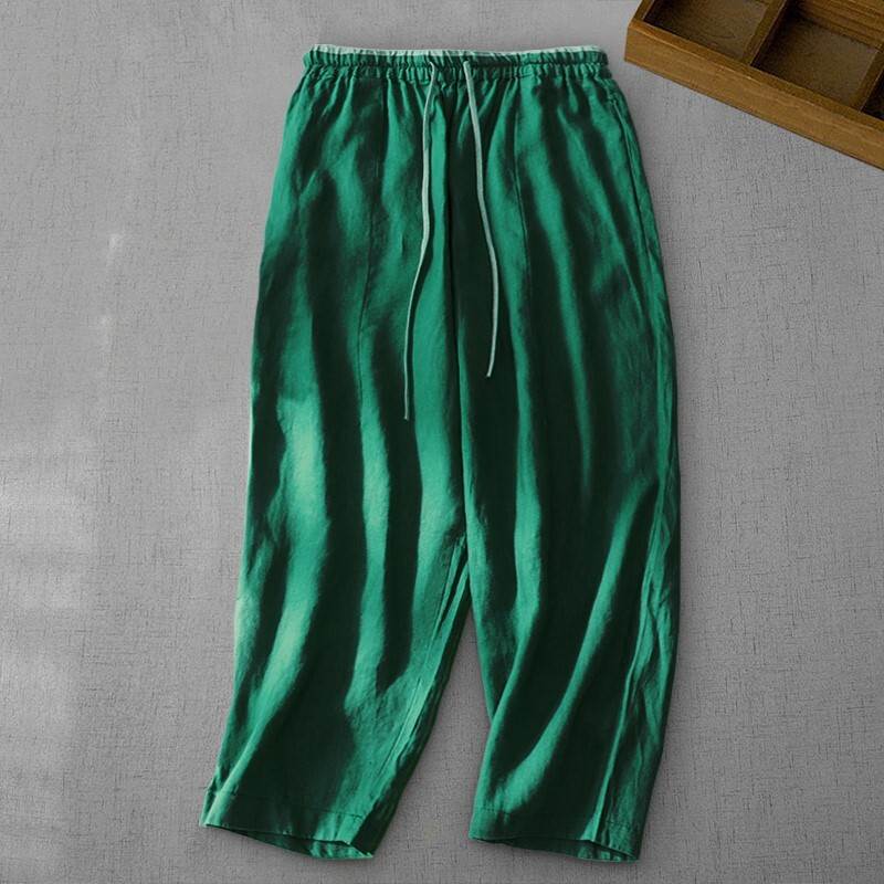 レディース パンツ ボトムス 9分丈 ポケット ハイウエスト ウエストゴム リネン 大人可愛い きれいめ シンプル カジュアル おしゃれ かっこいい ラフ クール ナチュラル 無地 春 夏 通勤 デート お泊まり 送料無料 個性的 パンツ アウトドア キャンプ 韓国 オルチャン orientalwind-10029549 ORIENTAL WIND パッケージ画像