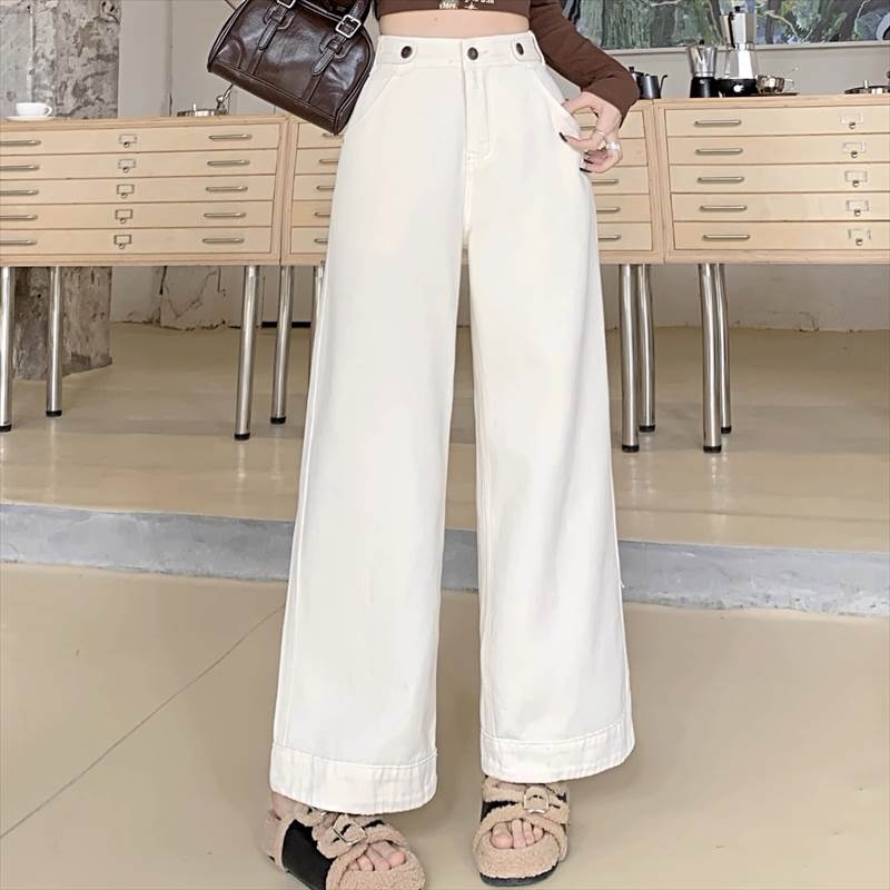 樂天商城 - レディース パンツ ボトムス ストレートパンツ ロング ストレート Iライン ファスナー ポケット ハイウエスト かわいい 大人可愛い きれいめ シンプル カジュアル おしゃれ かっこいい こなれ感 都会的 ラフ マニッシュ 送料無料 個性的 パンツ とろみ感 韓国 オルチャン