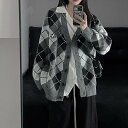レディース トップス カーディガン 前開き 長袖 Vネック 襟付き ワイド ボタン 配色 薄手 ニット 大人可愛い きれいめ カジュアル 上品 かっこいい こな...