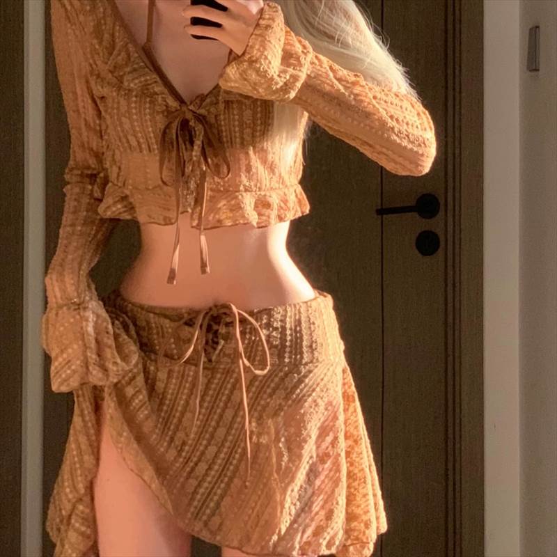 左右胸の大きさが違うのですがどんな水着を選べば良いですか？｜スイムウェア 水着 ビキニ 三角 羽織 谷間見せ レディース かわいい 大人可愛い き...