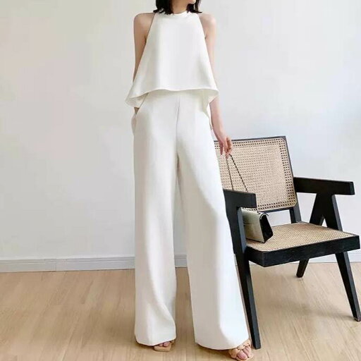 パンツスーツ セットアップ ノースリーブ トップス ボトムス レディース かわいい 大人可愛い きれいめ 上品 こなれ感 シンプル カジュアル 主役級 存在感 個性的 韓国 オルチャン デート お出かけ パンツスーツ ハイウエスト スラックス ラウンドネック カットソー パンツスーツ セットアップ ノースリーブ トップス ボトムス レディース かわいい 大人可愛い きれいめ 上品 こなれ感 シンプル カジュアル 主役級 存在感 個性的 韓国 オルチャン デート お出かけ パンツスーツ ハイウエスト スラックス ラウンドネック カットソー