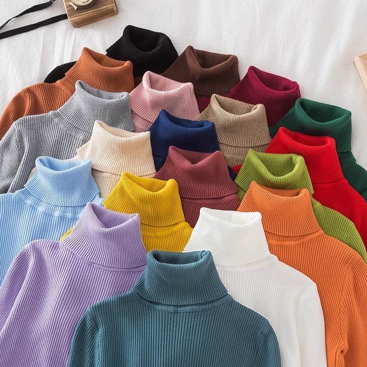 ニットソー セーター トップス プルオーバー ミディアム丈 長袖 萌袖 ハイネック タートルネック スリム 細身 レディース かわいい 大人可愛い きれいめ 上品 こなれ感 シンプル カジュアル 主役級 存在感 個性的 レトロ ニットソー 伸縮性 ストレート タイト ラフ