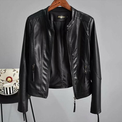 レディース トップス ジャケット アウター 上着 前開き レザージャケット ショート 長袖 スタンドカラー スリム 細身 ファスナー ジッパー ジップ ポケット ヴィンテージ アメカジ ウォッシュ レザー PU シンプル カジュアル おしゃれ か 韓国 オルチャン レディース トップス ジャケット アウター 上着 前開き レザージャケット ショート 長袖 スタンドカラー スリム 細身 ファスナー ジッパー ジップ ポケット ヴィンテージ アメカジ ウォッシュ レザー PU シンプル カジュアル おしゃれ か 韓国 オルチャン